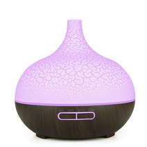 가습기 미니 천연 아로마 무드등 고품질 550ml 테라피 에센셜 오일 디퓨저 우드 원격, 02, 우리를