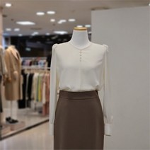 린 NC09 단추포인트 블라우스 LGBLMA9900