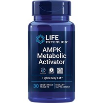라이프익스텐션 AMPK 메타볼릭 액티베이터 타블렛 30정 약들약 고약사 라이프 익스땡땡 신진대사 촉진, 1개