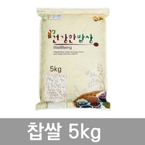 (잡곡) 갓도정 햇 찹쌀5kg (상)등급 찰지고 맛있는 국산 찹쌀, 5kg, 1개