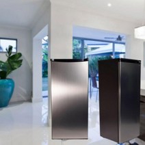 자취생 혼족 수납 서랍형 스탠드 보존식 냉동고 88L, 블랙