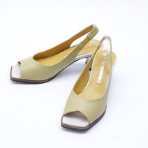 트렌드온 여성 토오픈 슬링백 나인 토오픈 슬링백 미들힐 6.5cm T85253
