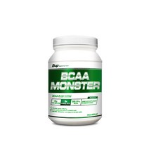 BUP BCAA 몬스터 오리지널 99.9% 원분말 헬스보충제, 1통, 500g