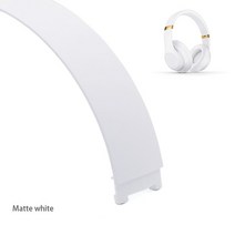 Beats Studio 3 3.0 유선/무선 헤드폰 수리 부품용 교체 탑 헤드밴드 패드 쿠션 예비 부품 신제품, [01] Matte Black