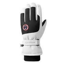 스키장갑 Winter Touchscreen Windproof Warm Waterproof Snowboarding Gloves Cycling Sports Plush Ski #, [01] L, 04 D_01 L