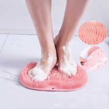욕실 발세척매트 발지압매트 발브러쉬 지압판 풋 발바닥 발판 건강 풋워시 각질제거 고급, 그레이