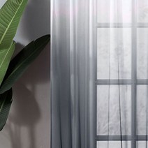 작은방커튼 거실에 대 한 그라데이션 얇은 명주 그물 블루 커튼 주방 홈 장식 블라인드 원사 구멍 사용자 정의 버드와이