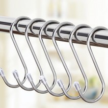 S고리 스텐 에스자 고리 후크 걸이 대형 3p DD-11336, 상세페이지 참조, 상세페이지 참조