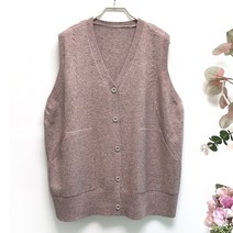 국민할매 엄마옷 벌룬 항아리 큐티 포켓 니트 조끼[DAS-V11]스웨터 봄 가을 겨울 요양원옷