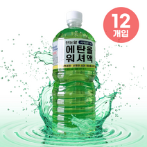 불스원 레인OK 에탄올 그린워셔액, 1.8L, 4개