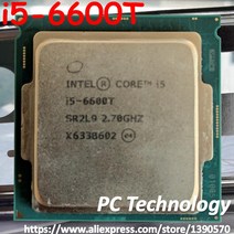 정품 인텔 코어 i5-6600T i5 6600T 2.7GHz 쿼드 코어 CPU 프로세서 6M 35W LGA 1151, 한개옵션0
