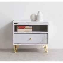 안방 침대 옆 거실 소파 보조 협탁 미니 2단협탁 다이닝룸 서랍장 콘솔, 03.2단_블랙