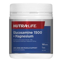 Nutra-Life Glucosamine Magnesium 뉴트라라이프 글루코사민 1500 마그네슘 180타블렛