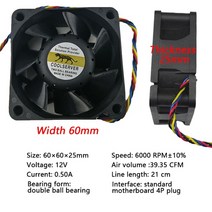 Coolserver r63 2u 서버 cpu 쿨러 4 히트파이프 션 라디 터 pwm 4pin 냉각 팬 for intel lga2011 1700 115x amd am4, 검은색