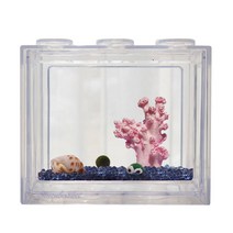 세남자바스켓 언더더씨 국산 마리모 DIY 세트 키우기-마리모(소), 핑크산호+파란자갈100g