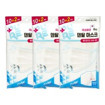 퓨어 덴탈 마스크(멜트블로운필터) 12개입x3 [총 36매] / 대형