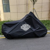 할리오토바이커버 바이크커버 터프가이 883 빅 글라이딩 로드킹 팻보이 오토바이 방수 우비, 2XL, A.할리데이비슨 커버덮개(블랙+화이트)