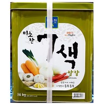 쌈장7색 미소찬 14kg 업소용 양념장 식당 전용, 본상품선택