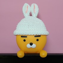 동물모자 라이언 어피치 카카오 프렌즈 모니터 걸이 방향제 모자 (방향제미포함), 토끼