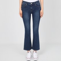 게스 여성 가을청바지 미디엄블루 슬림 부츠컷 데님팬츠 YM7D6012