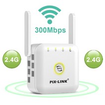 무선 와이파이 증폭기 확장기 5ghz 리피터 5g 리피터 1200mbps 라우터 신호 300mbps 익스텐더 2.4g 부스터 액세스 포인트, 나는 플러그, 2.4g 흰색