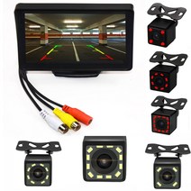 15인치터치모니터 15인치 모니터 휴대용 소형 car monitor 4.3 inch, 분홍색