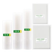 [국내생산] 업소용 가정용 진공포장기전용 리필 수비드기계 진공포장비닐팩 롤팩, 07_28X36cm_(20매)대형백