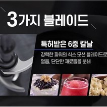 3 잘갈리는 블렌더 소형 가정용 믹서기 분쇄기 커피 슬러시 과일 야채 주스 블랜더 믹서기, 뉴트리닌자 블렌더믹서기