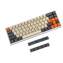 기계식키보드 61 64 68 ANSI Dye 카본 사용자 정의 키세트 OEM 프로필 두꺼운 PBT 키캡 MX 기계식 키보드 GH60 SP64 GK64, 탄소