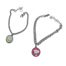 리틀트윙클 컬러 스누피 미아방지 이니셜 목걸이, 컬러루시목걸이(40cm이상)체인1