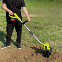 경작기 휴대용 경운기 송토기 농업용 토사경운기 소형 가정용 전기 호미 회전, 이중칼날무선리튬전기회전(배터리1충전1), 1개