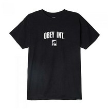 [오베이 반팔티] (163081789) 인터내셔널 반팔티 BLK