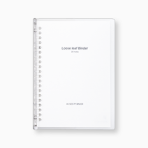 플랜커스 루즈리프 슬림 바인더 A5 20공