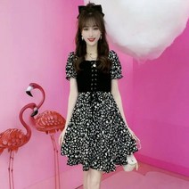 베트남원피스 동남아 원피스 괌 다낭 휴양지룩 발리 하와이 해외여행여름옷 동남아여행룩 레이스 롱 랜턴 슬리브 무릎 길이 드레스 여성용 스타일 여름 파티 의상 V44