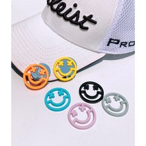 존더골프 스마일 볼마크 볼마커 마크클립 골프용품 골프 악세사리, 그레이