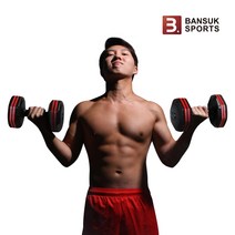 반석스포츠 레드라인 아령 2p, 2.5kg