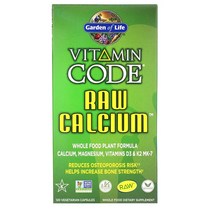 Garden of Life 비타민코드 RAW Calcium 120정 1팩, 1개