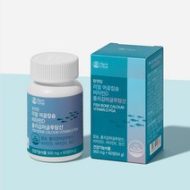팜엔탑 리얼 어골칼슘 비타민D 폴리감마글루탐산 900mg x 60정 뼈 건강 증진 영양제 관절 연골 골다공증 보스웰리아 MSM 인 칼슘제 비타민D 중장년층 청소년 성장기