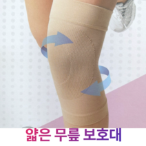 의료용 얇은 무릎 관절 보호대 탄력밴드, 1개