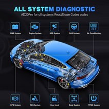 XTOOL AD20 자동차 진단 도구 블루투스 스캐너 모든 시스템 배터리 HUD