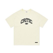 [정품/이벤트] 크리틱 CRITIC MELTING 로고 반팔 티셔츠 크림