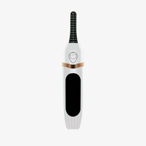 Aiiyya 속눈썹고데기 스마트 휴대용 USB 충전식 전기 속눈썹 뷰러 온도 조절 디스플레이 화상방지 히팅 뷰러, 화이트