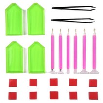 보석십자수 도안수제 비즈 DIY 페인팅 공예 도구 세트 액세서리 diy 다이아몬드 자수, 6