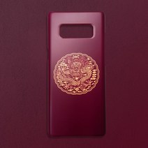 [카드슬라이드케이스]전통 곤룡포 시리즈 두 번째 버건디 폰 케이스, 노트10, 선택옵션