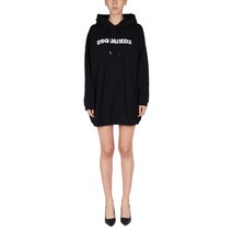 22FW DSQUARED 스웨트셔츠 드레스 위드 로고 프린트 S75CV0515_S25516900