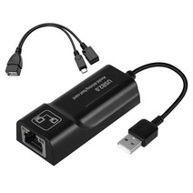 도킹스테이션 외장하드 하드도킹 워크스테이션Amazon Fire Tv 3 또는 Stick Gen 2 와 호환되는 Lan 이더넷, 한개옵션0