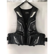 Gamakatsu 가마가츠 시마노 다이와 방수 통기성 바위 낚시 구명 조끼 바다 낚시 의류, 블랙