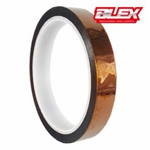 고온내열테이프 BLEX Kapton 블렉스 내열 캡톤 테이프 15mm x 33, 색상:[색상]본상품, 단품