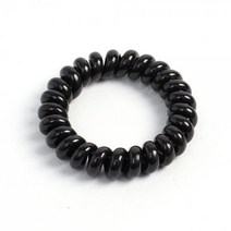 고래백화점 전화기머리끈 머리끈 헤어끈 꼬불이머리끈 탄력굿 헤어액세서리 스프링머리끈 10p 자국없는머리끈 5.5cm 스