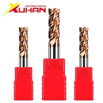 HRC55 카바이드 말단 절삭기 1 2 4 5 6 8 10 12mm 종 텅스텐 스틸 코팅 알로이 CNC, 10PCS, 12X12DX100L-4F